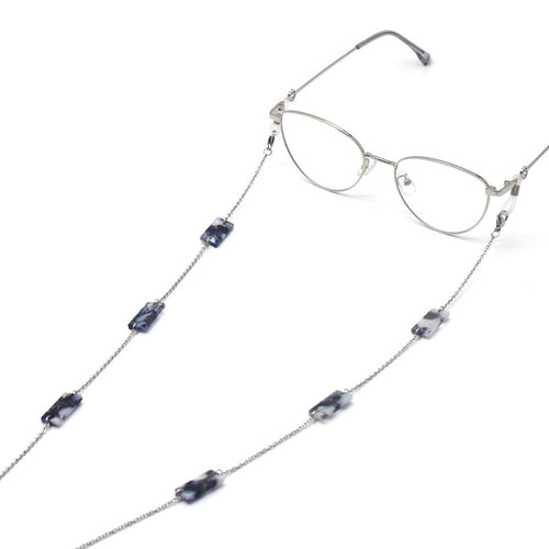 Elegante mit Perlen akzentuierte Brillenhalterkette Karnz