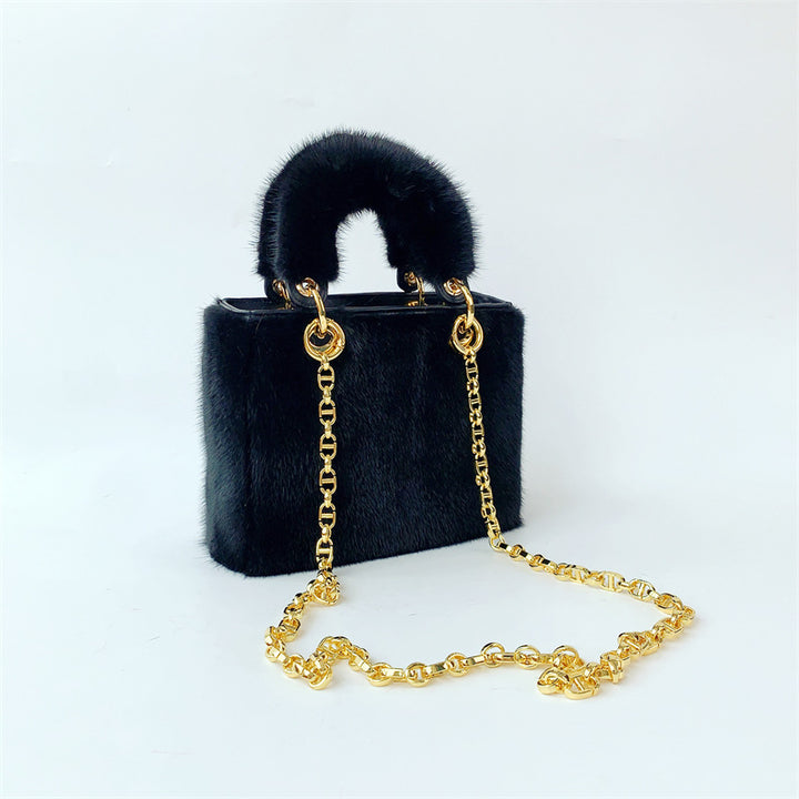 Faux Fur Handtaschen Clutch