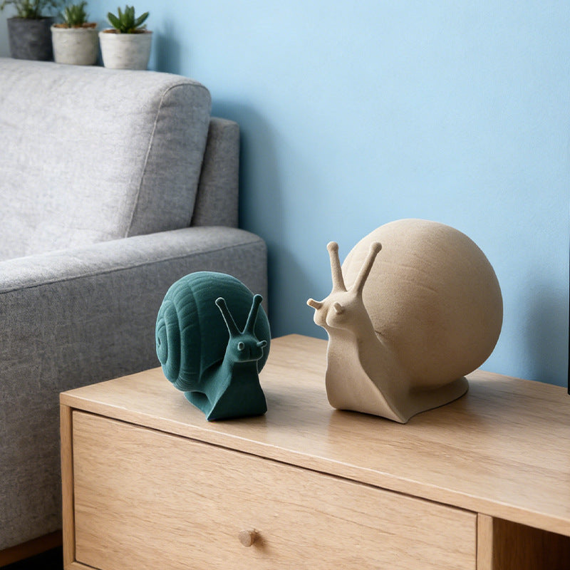 Launische Schnecke Dekorative Skulptur