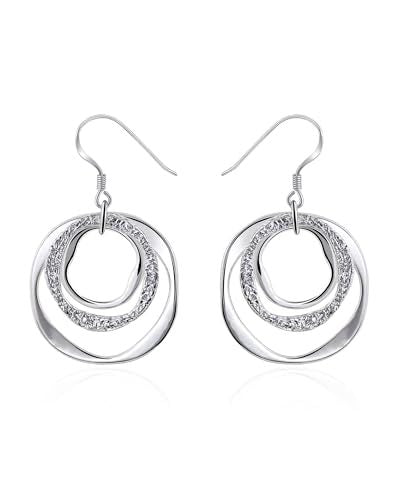 Elegante Spiral Drop Ohrringe Karnz