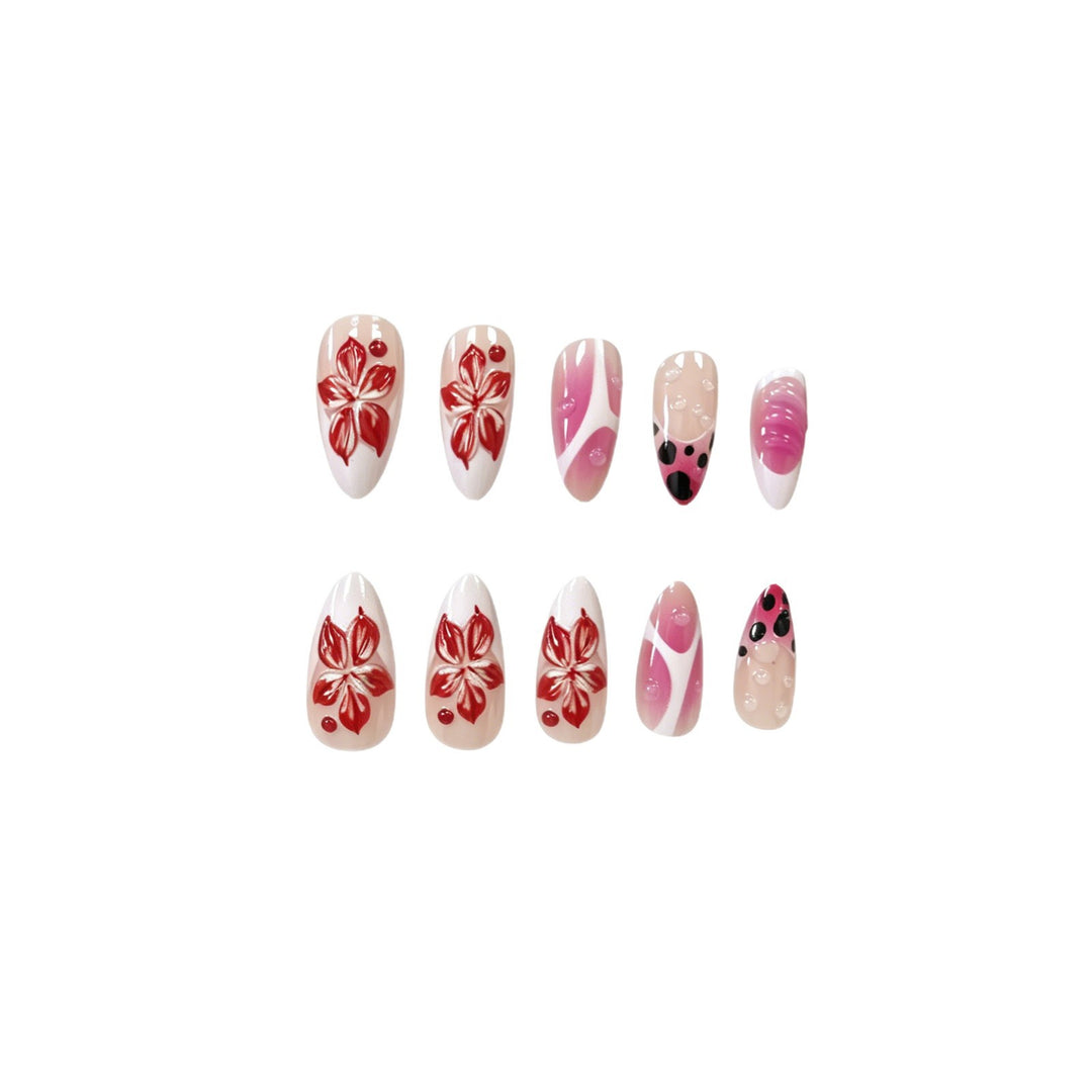 Künstlerische Blumen-Nagelkunst-Verstärkungen Karnz 1789915352