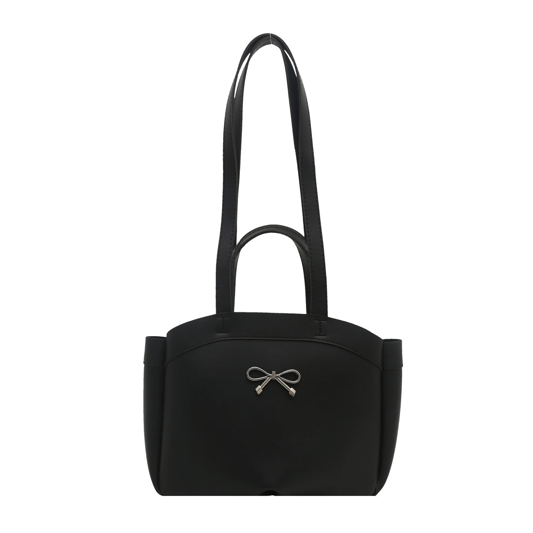 Elegante Bogen-Akzent Handheld Tote Bag Karnz