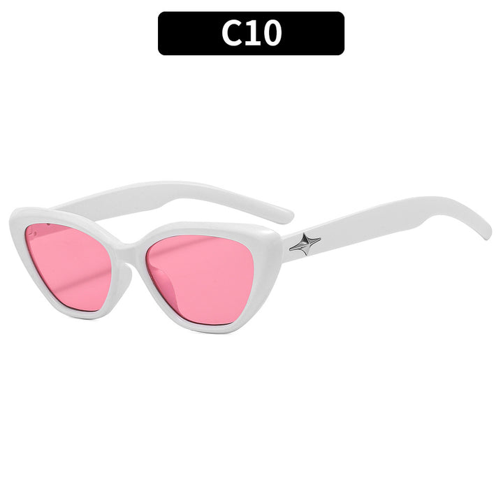 Chice Cat-Eye-Sonnenbrille mit Schildpatt-Rahmen