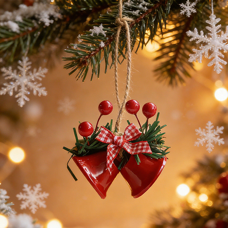 Nostalgische Weihnachtsklingel-Dekoration Karnz