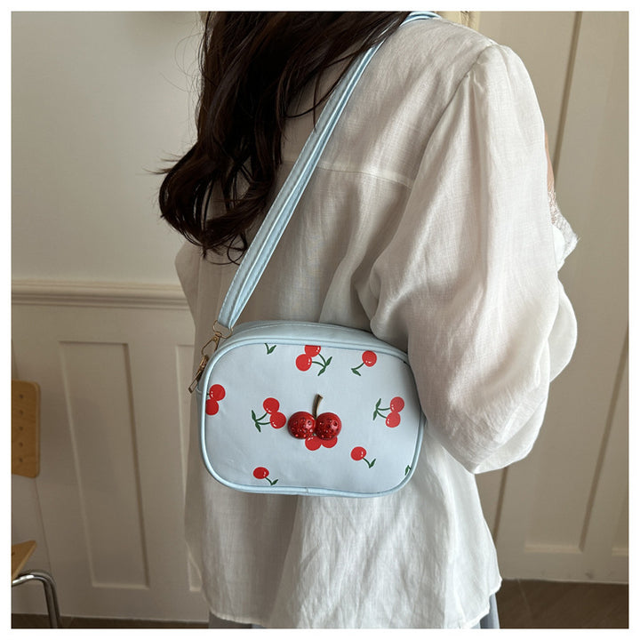 Niedliche Kirschmuster-Handtasche