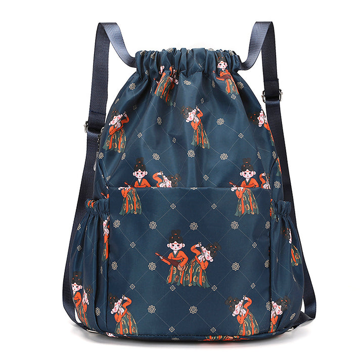 Fun Cartoon Print Drawstring Rucksack Karnz