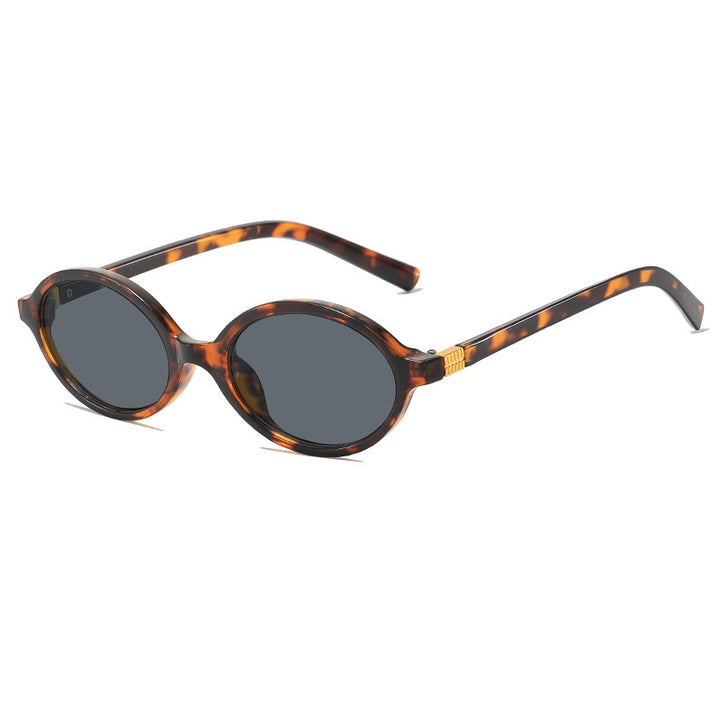 Vintage-inspirierte ovale Fassung Brille Karnz