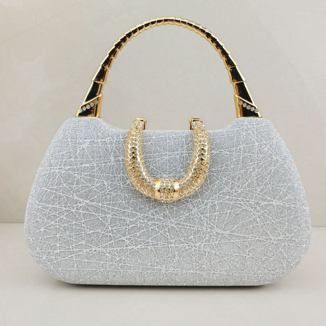 Elegante Abendtasche mit Strassverzierungen
