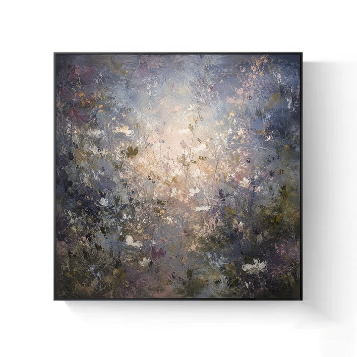 Florale abstrakte Wandkunst