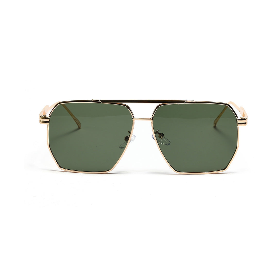 Damen elegante sechseckige Sonnenbrille Karnz