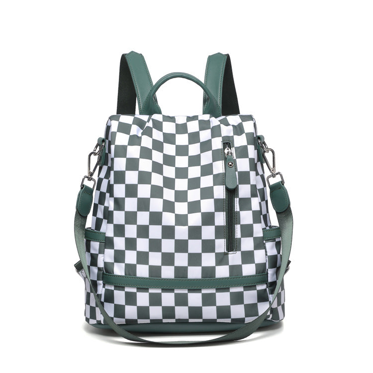 Stylische kariert Rucksack Karnz