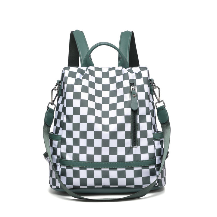 Stylische kariert Rucksack Karnz