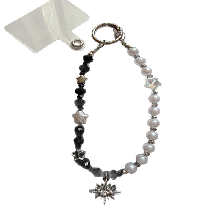 Eleganter Perlen-Charm-Schlüsselanhänger-Halter Karnz