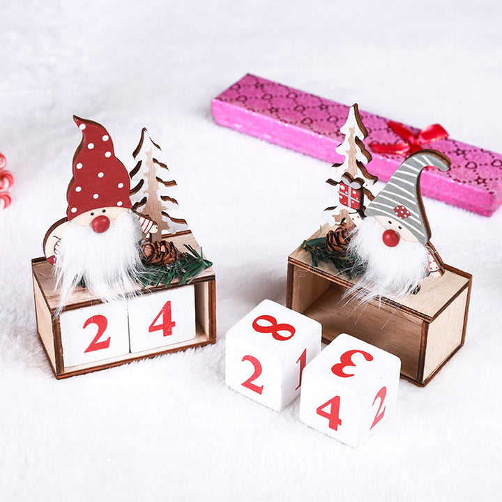 Dekorativer Adventskalender Karnz