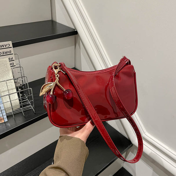WoGlossy Texturiertes Handheld Crossbody Bag Karnz