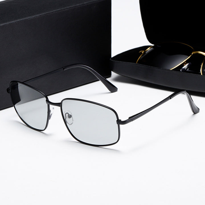 Damen elegante Sonnenbrille mit modernem Metallrahmen Karnz