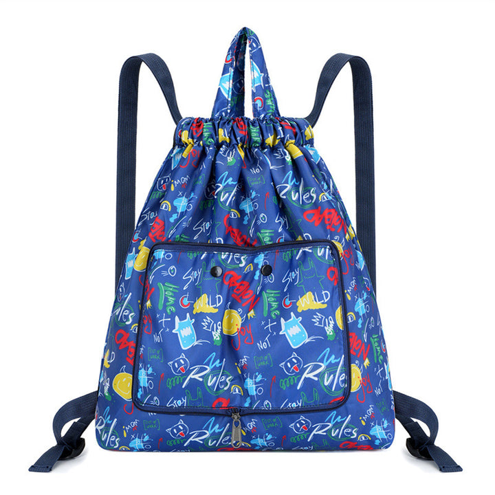 Leichter Blumen-Schnür-Rucksack Karnz