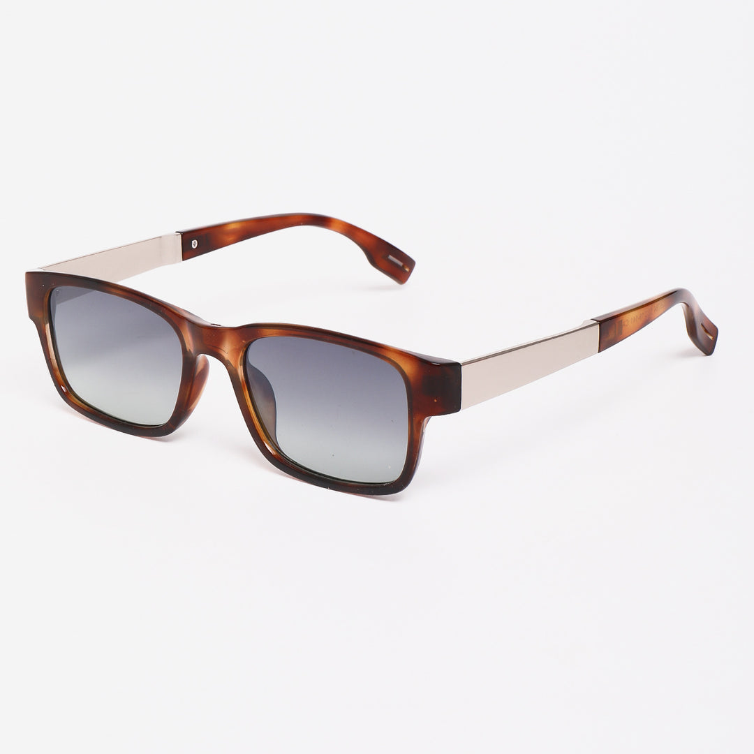 Damen modische Sonnenbrille mit geschwärztem Rahmen und polarisierenden Gläsern Karnz