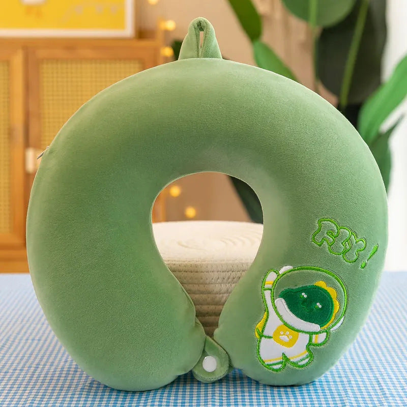 Unisex Nackenstützkissen mit süßem Tierdesign Karnz