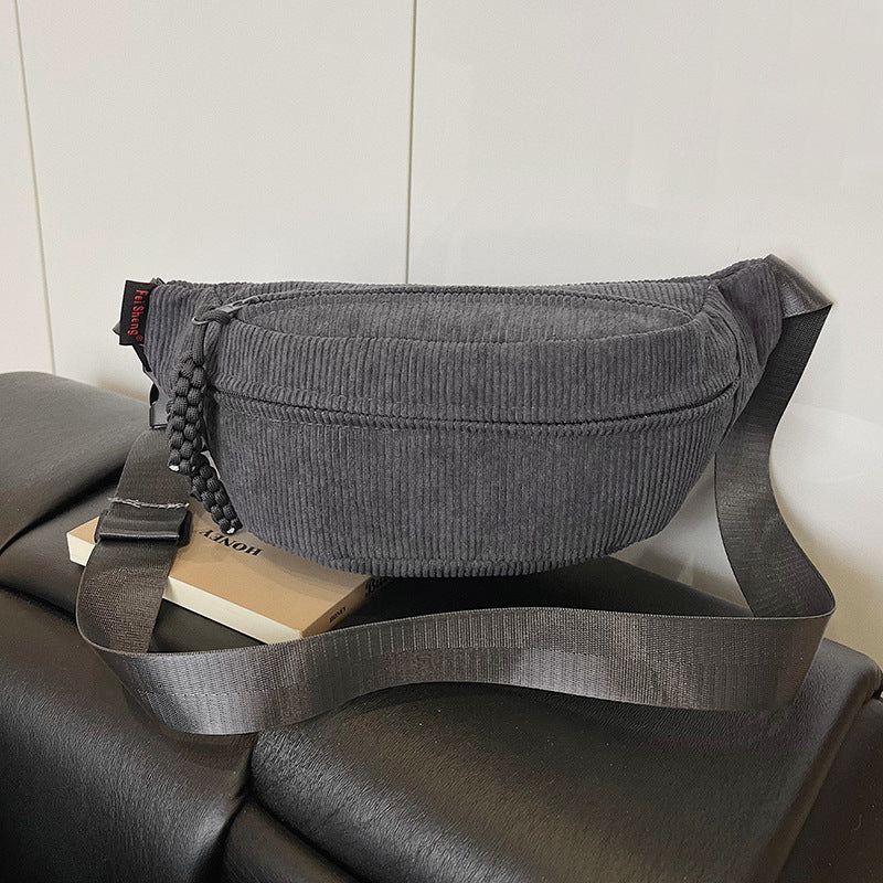 WoTrendy Corduroy Umhängetasche Karnz