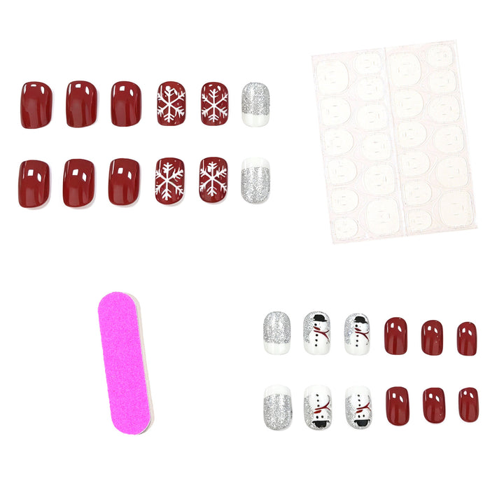 Festliches saisonales Nagelkunstset Karnz