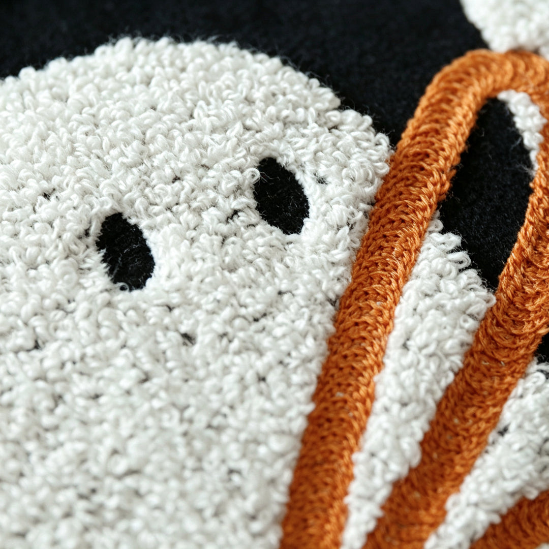 Halloween Sherpa Tufted Rückenstützen Kissenbezug