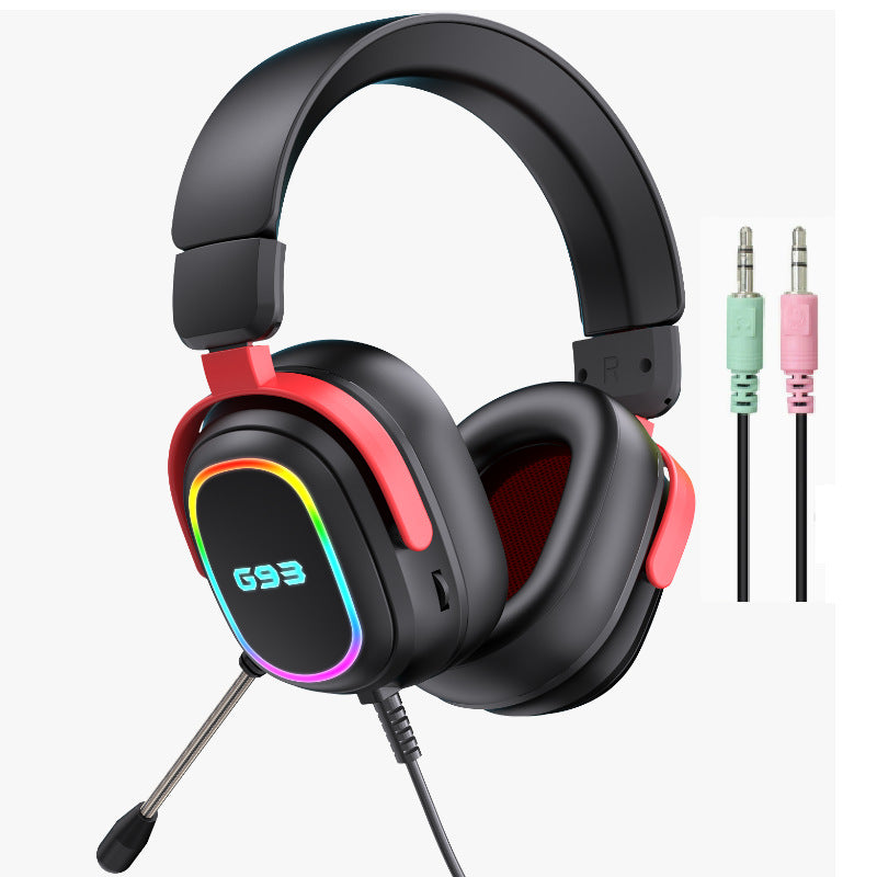 Gaming-Headset mit Rgb-Hintergrundbeleuchtung und Bequemer Polsterung Karnz