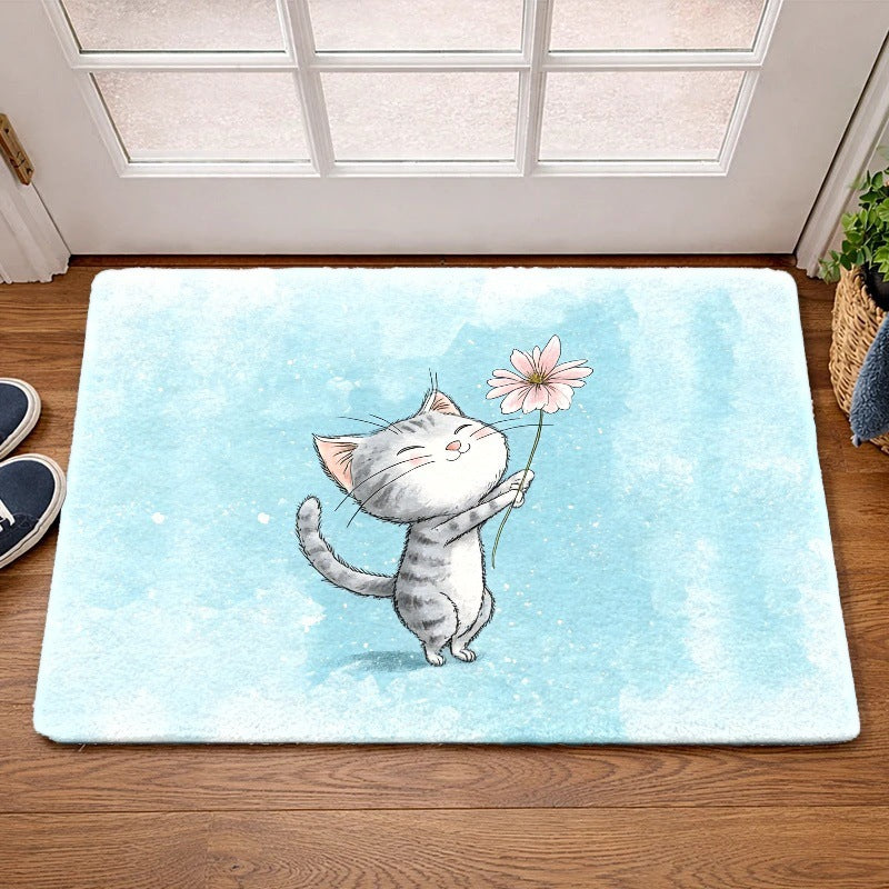 Verspielt Cartoon-Katzen-Themen Innenmatte