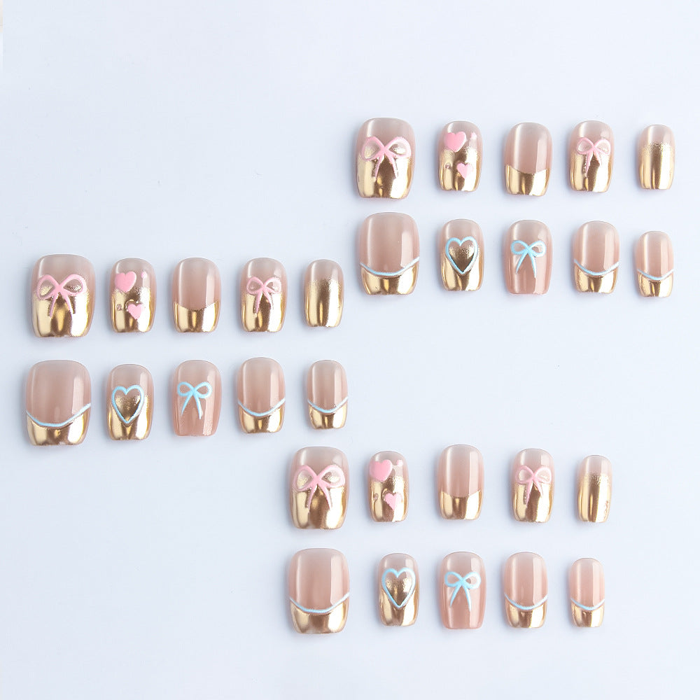 Premium Dekorative Press-On Nagelkunst Karnz