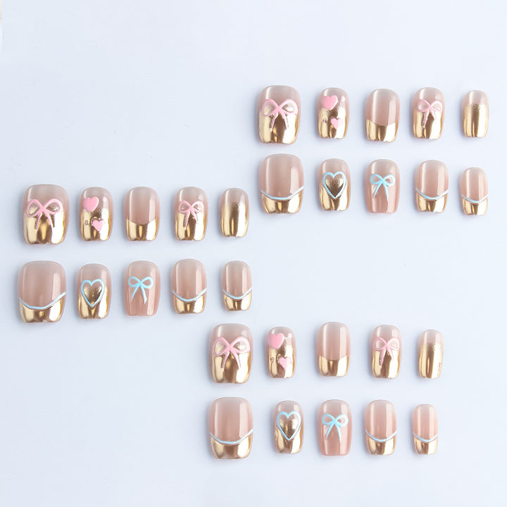 Premium Dekorative Press-On Nagelkunst Karnz