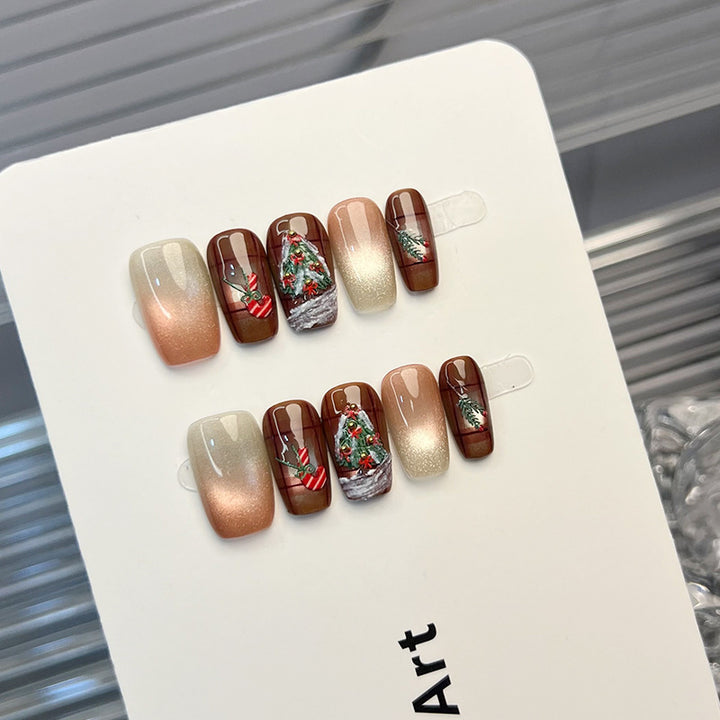 Elegantes Themenurlaub Press-On Nagel Set