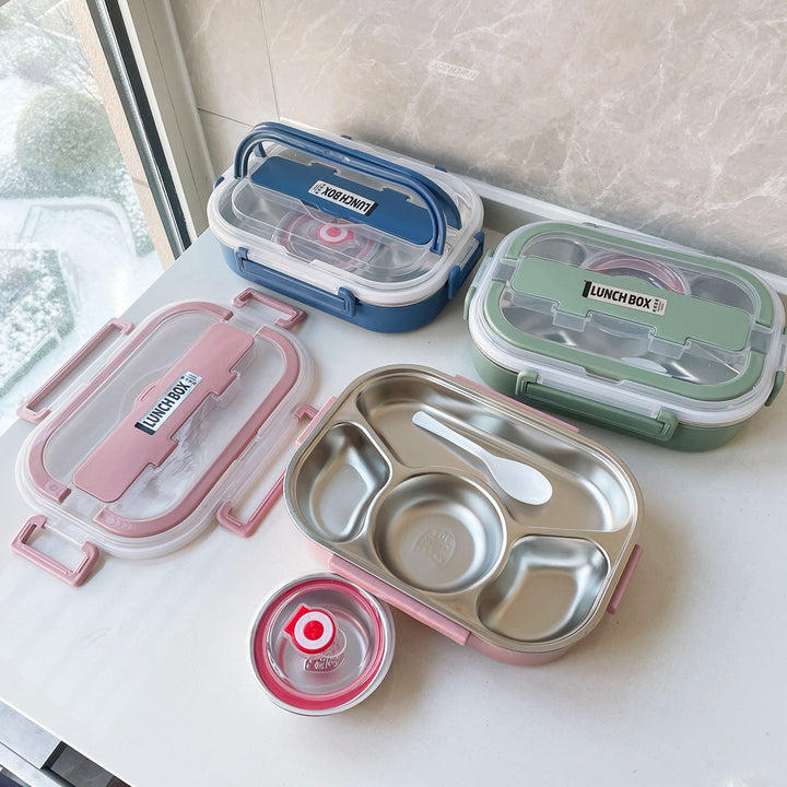 Dichtschließende Mehrfach-Fach Lunchbox