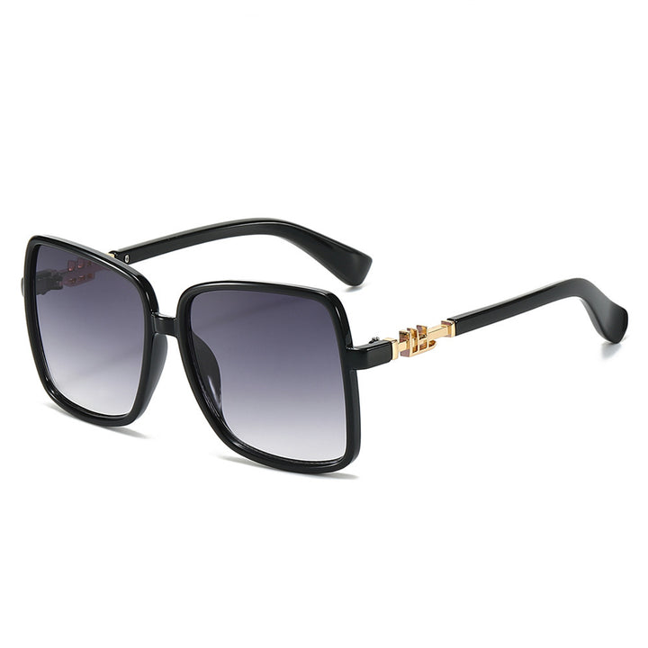 Damen Sonnenbrille mit großem Rahmen und Farbverlauf Karnz