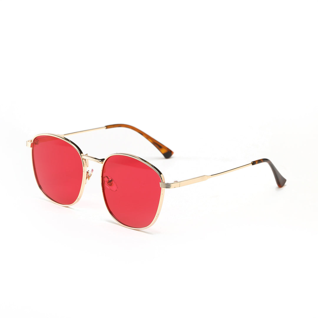 Damen modische Hexagon Sonnenbrille mit luxuriösem Metallrahmen Karnz