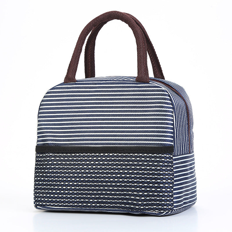 Isolierte gestreifte Lunch-Tasche Karnz