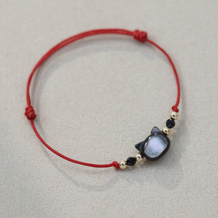 Verstellbares Katzen-Themen Charm-Armband Karnz
