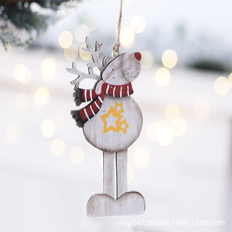 Holz Rentier Ornament
