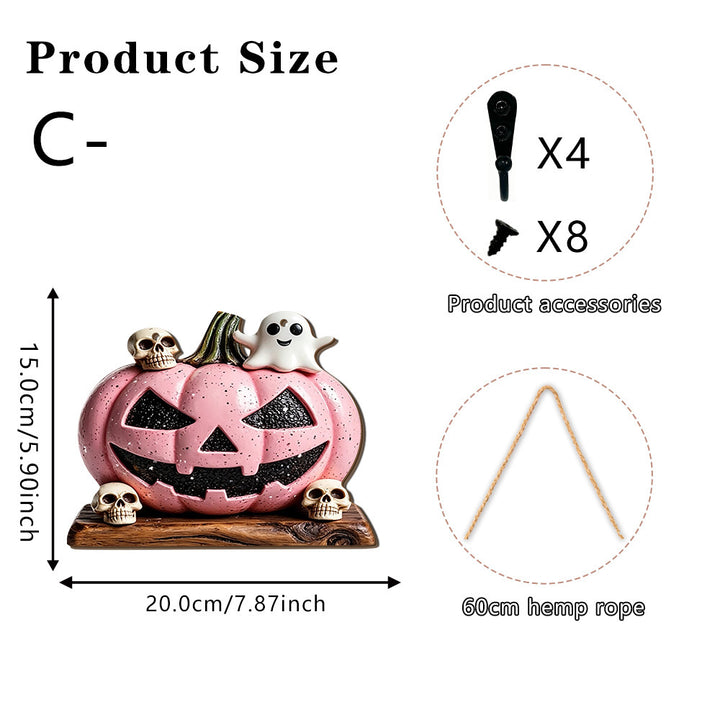 Halloween Dekofigur mit Hexenmotiven Karnz