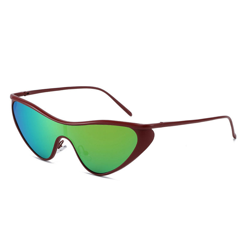Damen futuristische Sonnenbrille im schlanken Design Karnz