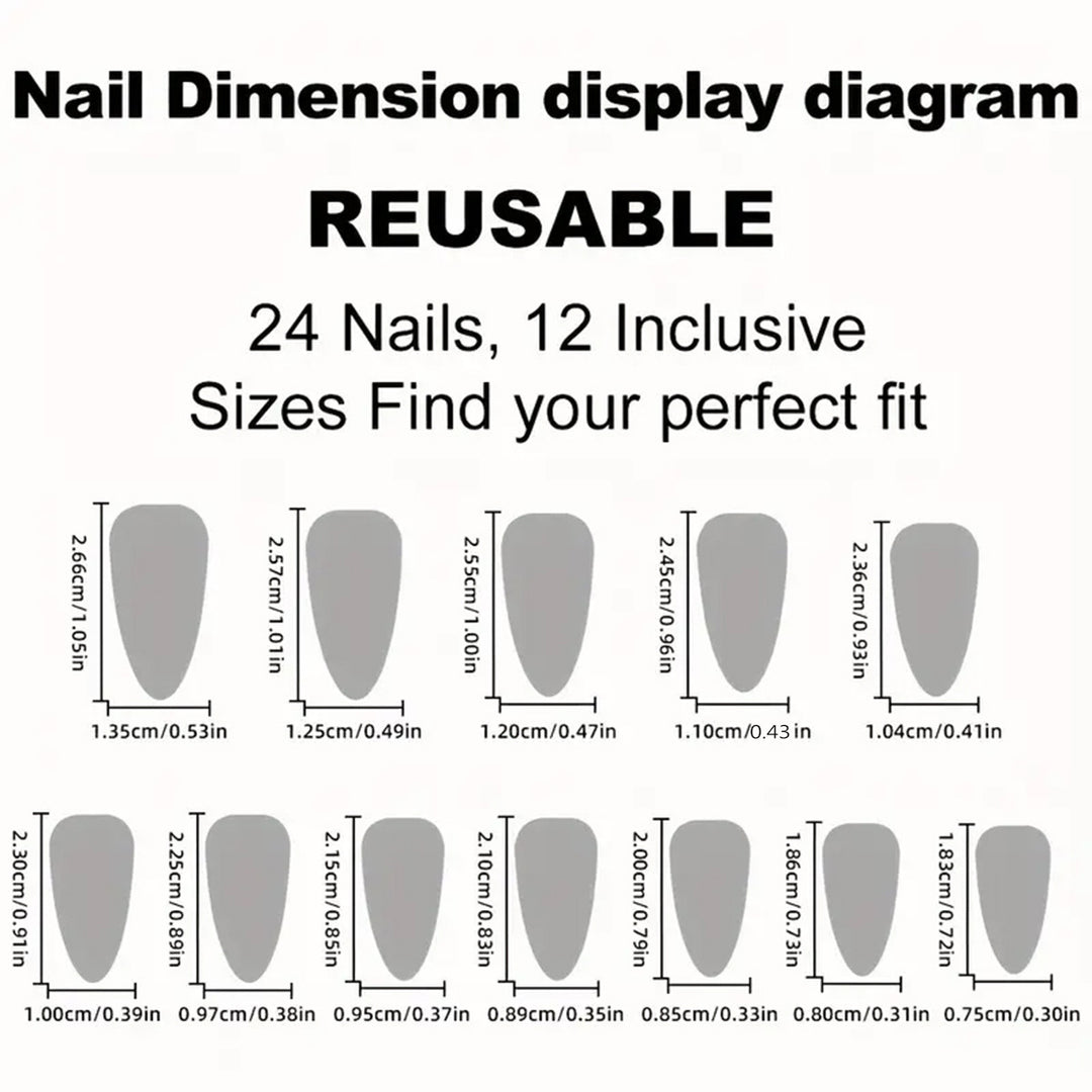 Dekorative Nagelkunst