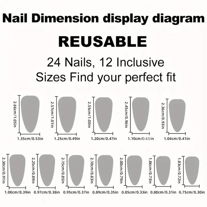 Dekorative Nagelkunst