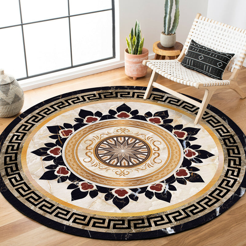 Eleganter runder Teppich Karnz