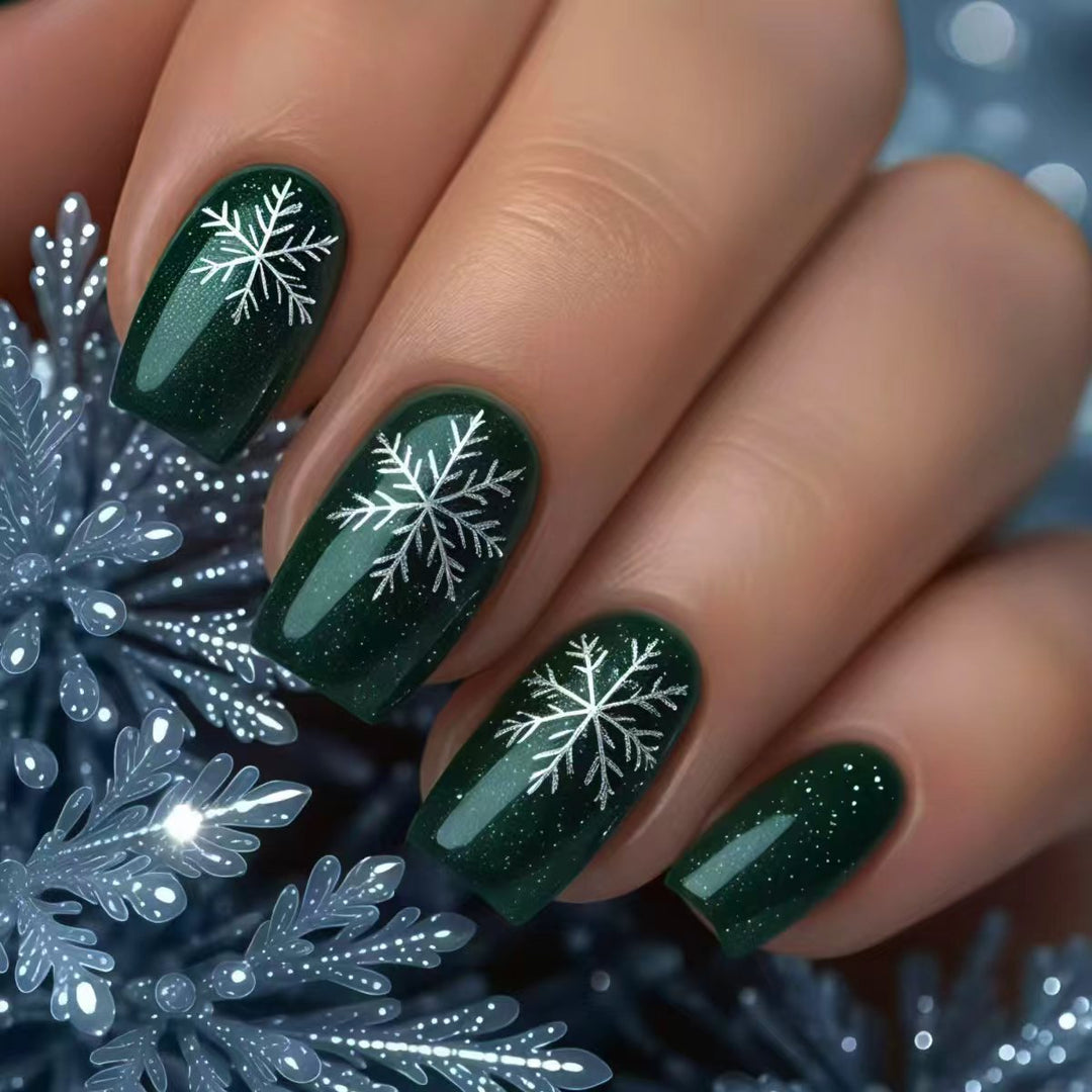 Winter-Themen Nagelkunst Karnz