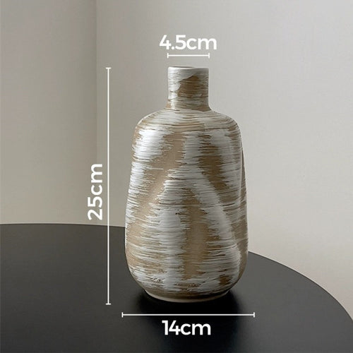 Künstlerische dekorative Keramikflasche