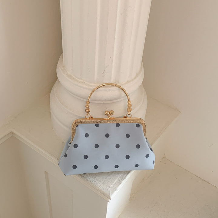 Vintage-Polka-Dot-Handtasche