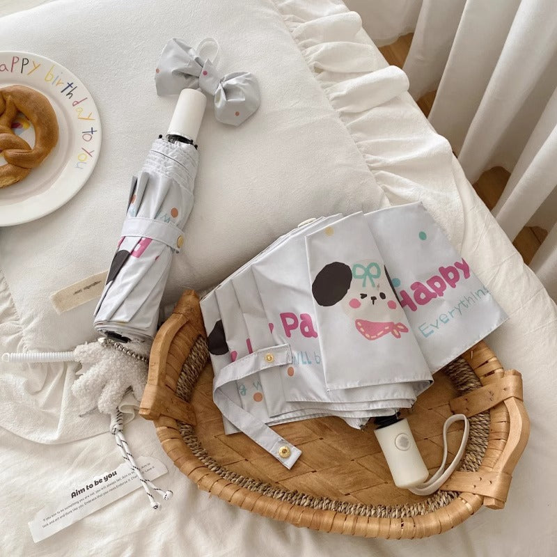 Damen Faltregenschirm mit kreativem Cartoon-Design Karnz