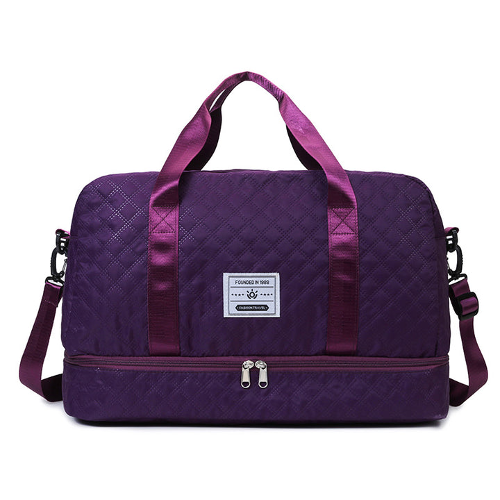 Stylische gesteppt Reis Duffle Bag Karnz