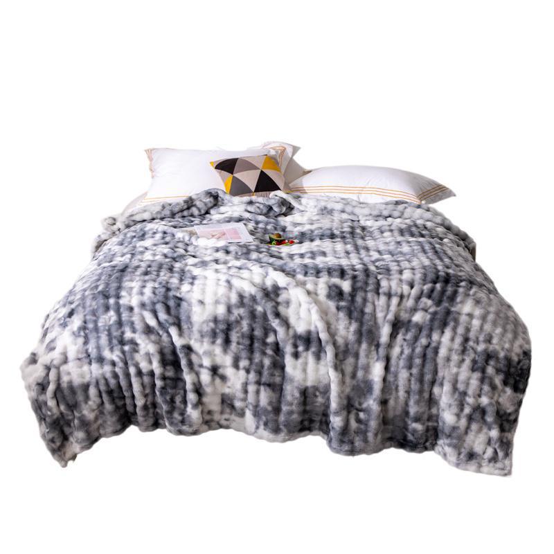 Luxuriöse Fleece-Decke Karnz
