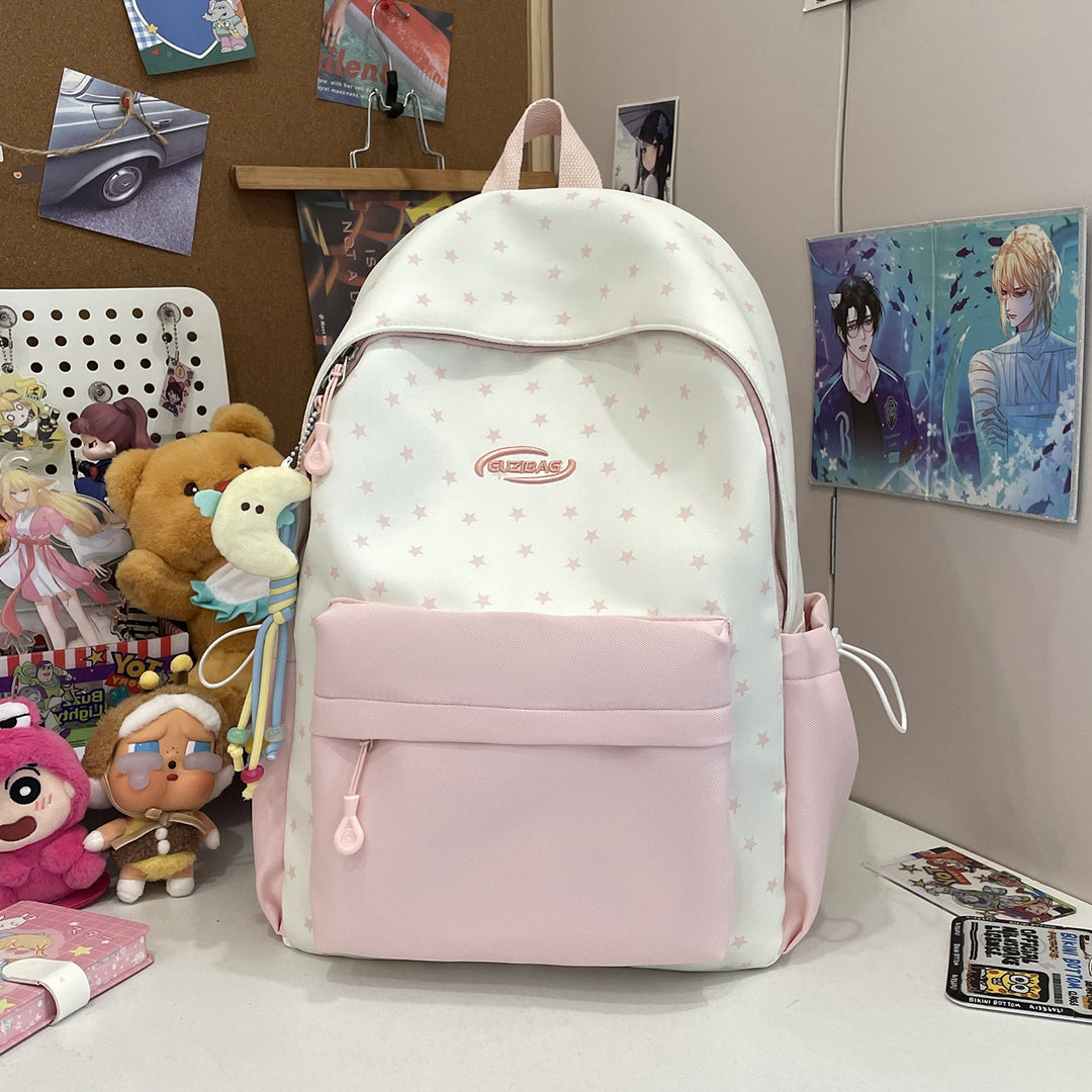 Stylische bedruckte Rucksack mit lustigen Charakterakzenten Karnz