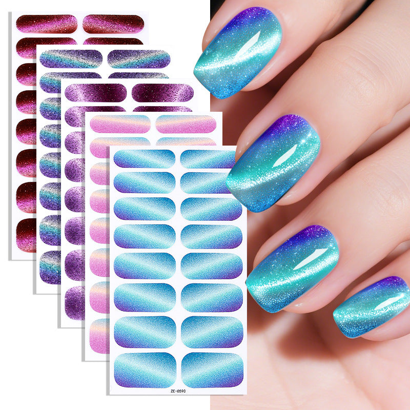 Gradient Gel Nagel Wraps